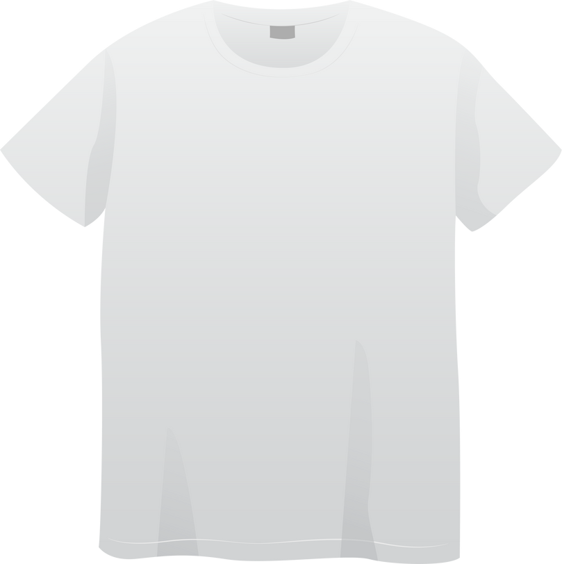 White Plain T-shirt Front Mockup Design